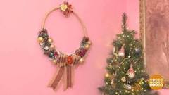 Рождественский венок от Ольги Никишичевой. Доброе утро. Суббота. Фрагмент 