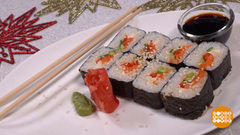 Готовим роллы с сыром тофу. Доброе утро. Фрагмент 