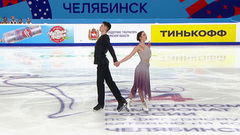 Полина Усова — Михаил Антонов. Произвольный танец. Чемпионат России по фигурному катанию 2024