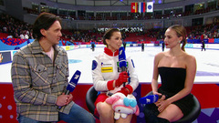 «Спасибо большое зрителям, у меня сердце замирало». Камила Валиева о короткой программе. Чемпионат России по фигурному катанию 2024