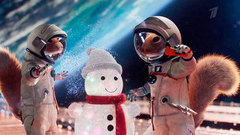 Белки в космосе. Снеговик