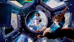 Белки в космосе. Иллюминатор