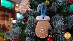 Печем пряничные игрушки на елку. Доброе утро. Фрагмент 