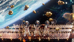 Белки в космосе. Дед Мороз