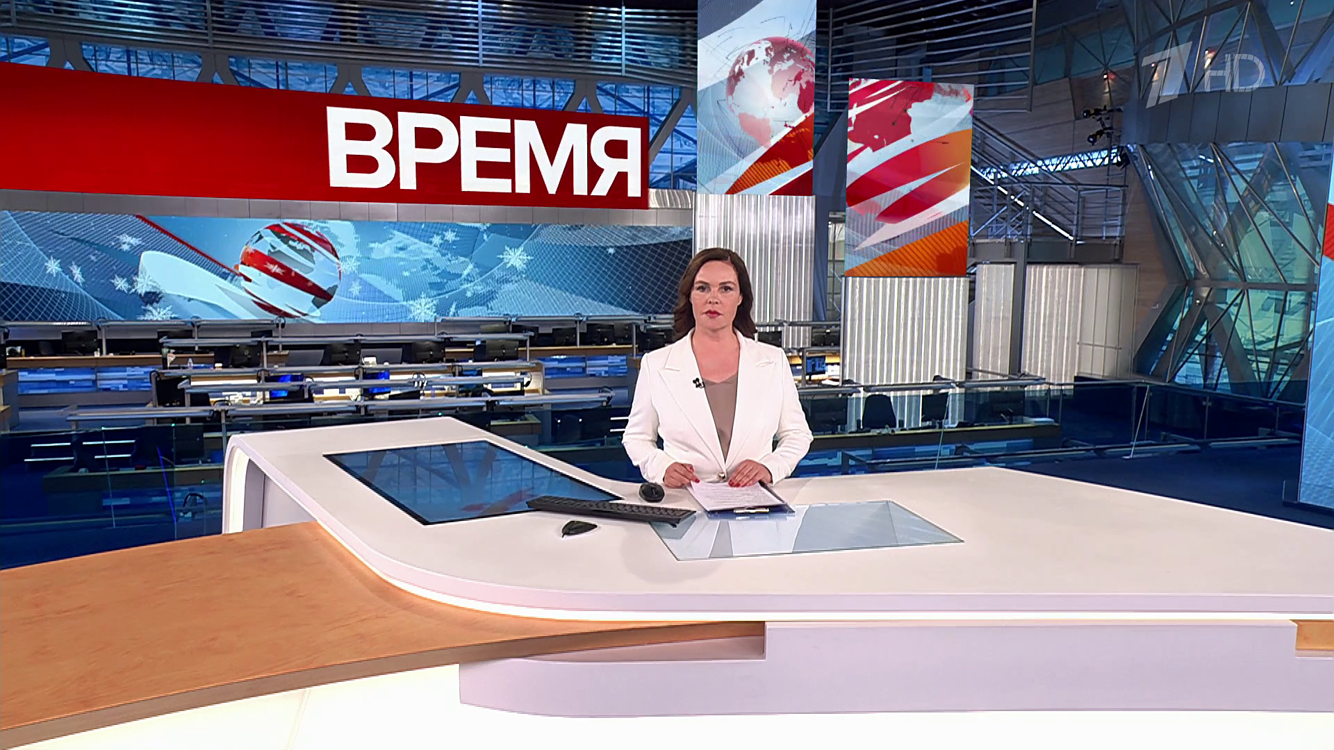 Выпуск программы «Время» в 21:00  2 января 2024