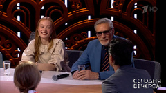 «У Миры тембр голоса, как у моей мамы», — актер Александр Михайлов отметил талант своей дочери. Сегодня вечером. Фрагмент