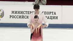 Анастасия Чернышова — Владислав Вильчик. Произвольная программа. Первенство России по фигурному катанию среди юниоров 2024