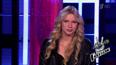 Анна Кравченко перед Слепыми прослушиваниями