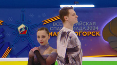 Александра Бойкова – Дмитрий Козловский. Короткая программа. Фигурное катание. Спартакиада сильнейших 2024