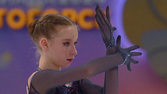 Дарья Садкова. Короткая программа. Фигурное катание. Спартакиада сильнейших 2024