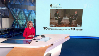 Интервью Зеленского набрало в 63 раза меньше просмотров, чем интервью Владимира Путина