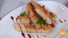 Банановые круассаны на сковородке. Доброе утро. Фрагмент