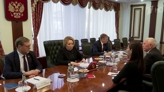 Спикер Совета Федерации Валентина Матвиенко встретилась с главой Гагаузской автономии Евгенией Гуцул