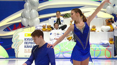 Екатерина Чикмарева — Матвей Янченков. Короткая программа. Тинькофф Кубок Первого канала по фигурному катанию 2024