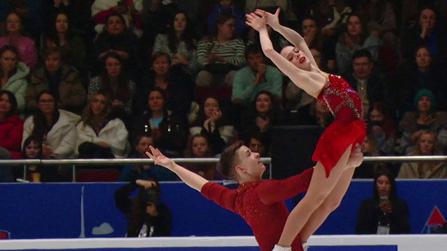 Юлия Артемьева — Алексей Брюханов. Произвольная программа. Тинькофф Кубок Первого канала по фигурному катанию 2024