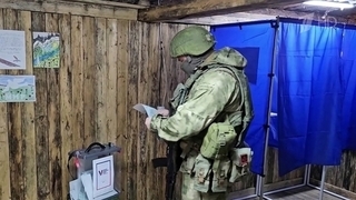 Бойцы на Авдеевском направлении смогли досрочно проголосовать на выборах президента