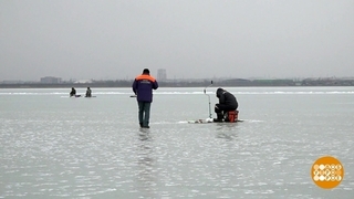 Рыбаки на льду: аккуратнее надо! Доброе утро. Фрагмент