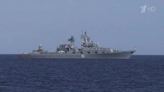 В Оманском заливе Аравийского моря проходят совместные учения России, Китая и Ирана