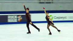 Милана Кузьмина — Дмитрий Студеникин. Произвольный танец. Финал Кубка России по фигурному катанию среди юниоров 2024