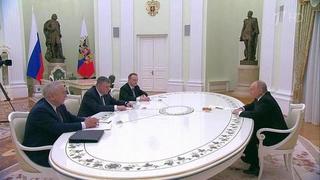 Владимир Путин провел встречу с проигравшими выборы кандидатами в президенты России