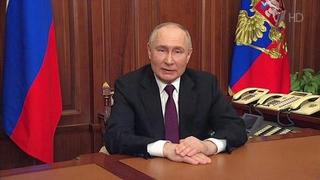 Владимир Путин поблагодарил граждан за исторические поддержку и явку на выборах