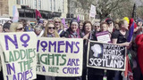 В Шотландии прошел митинг против прав трансгендеров