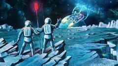 День космонавтики. По мотивам картин Алексея Леонова