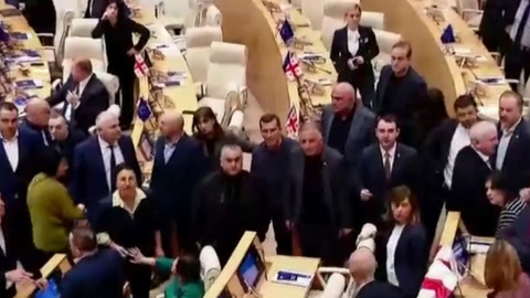 Парламент Грузии принял в первом чтении проект закона об иноагентах