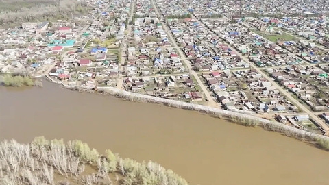 Стремительно растет уровень воды в реки Ишим в Тюменской области, на Тоболе ждут пика паводка