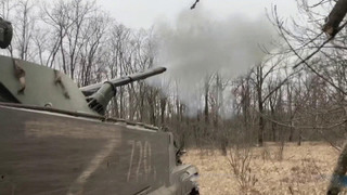 Мотострелки «Западной» группировки войск ликвидировали огневые точки боевиков, замаскированные в лесополосе