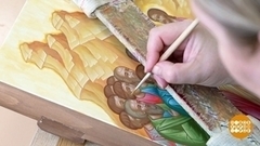 Древнее искусство иконописи. Доброе утро. Фрагмент 