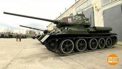 Историческая техника на Параде Победы. Праздничный канал. Фрагмент 