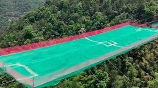 В китайской провинции Чжэцзян создали парящий стадион