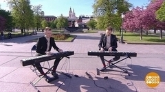 Фортепианный дуэт TWINS Piano Duo. Доброе утро. Фрагмент 