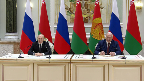 Владимир Путин и Александр Лукашенко ответили на вопросы журналистов
