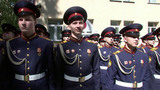 В Московском президентском кадетском училище имени М. А. Шолохова войск национальной гвардии прошла церемония прощания со Знаменем