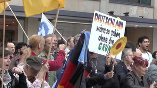 Пропалестинские активисты освистали главу МИД Германии Анналену Бербок на предвыборном митинге в Нюрнберге
