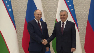Владимир Путин находится с государственным визитом в Узбекистане