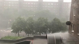 В Калининграде устраняют последствия сильных дождей