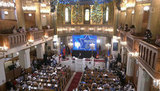 В День спасения и освобождения в Москве прошли торжественная церемония и молитва