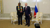 Владимир Путин в Петербурге встретился с президентом Зимбабве Эммерсоном Мнангагвой