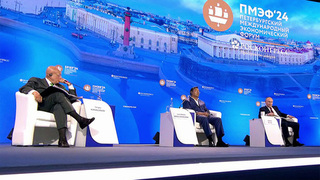 Владимир Путин ответил на вопросы ведущего и участников пленарной сессии ПМЭФ