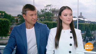 Анна Щербакова и Алексей Ягудин. Праздничный канал. Фрагмент 