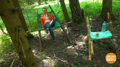 Делаем стол и стул для лесной стоянки. Доброе утро. Фрагмент