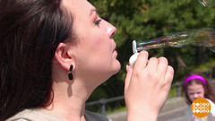 Мыльные пузыри, которые радуют. Доброе утро. Фрагмент 