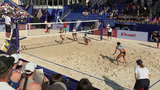 На Дворцовой площади в Санкт-Петербурге стартовал Кубок России по пляжному волейболу