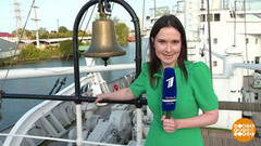 Калининград готовится к военно-морскому празднику. Доброе утро. Фрагмент 