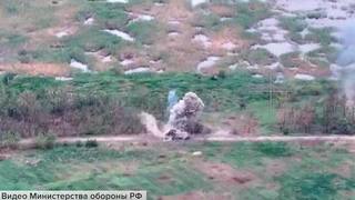 Под Авдеевкой российские бойцы уничтожили американский танк Abrams