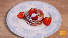 Готовим розовые оладьи. Доброе утро. Фрагмент 