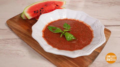 Суп гаспачо из арбуза. Доброе утро. Фрагмент 